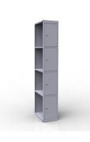 металлический раздевальный шкаф шр-14L300 доп.секция 