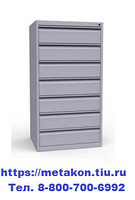 Металлический картотечный шкаф ко-61.2т